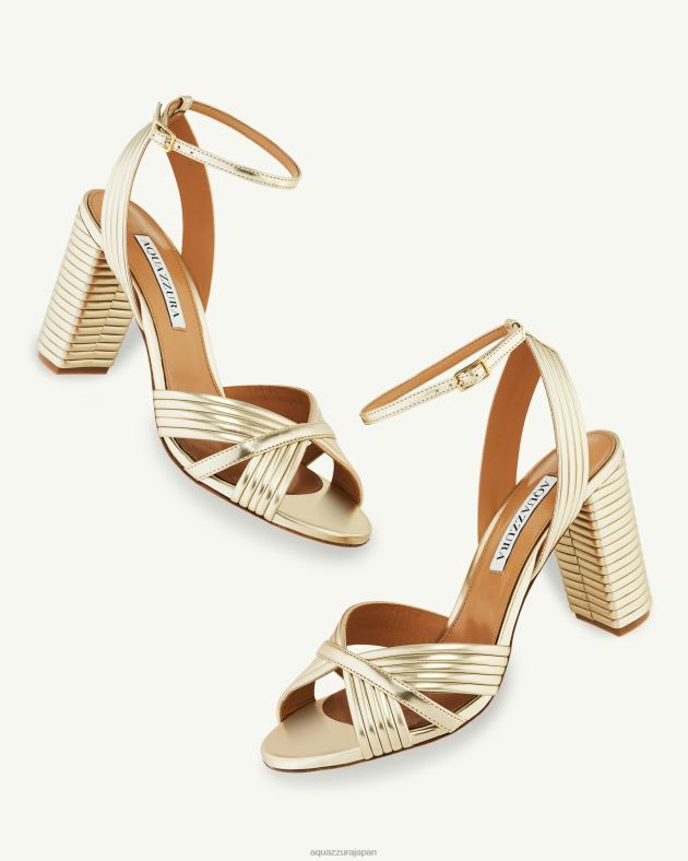 Aquazzura ベリーサンダンスサンダル85 金 DH8X057