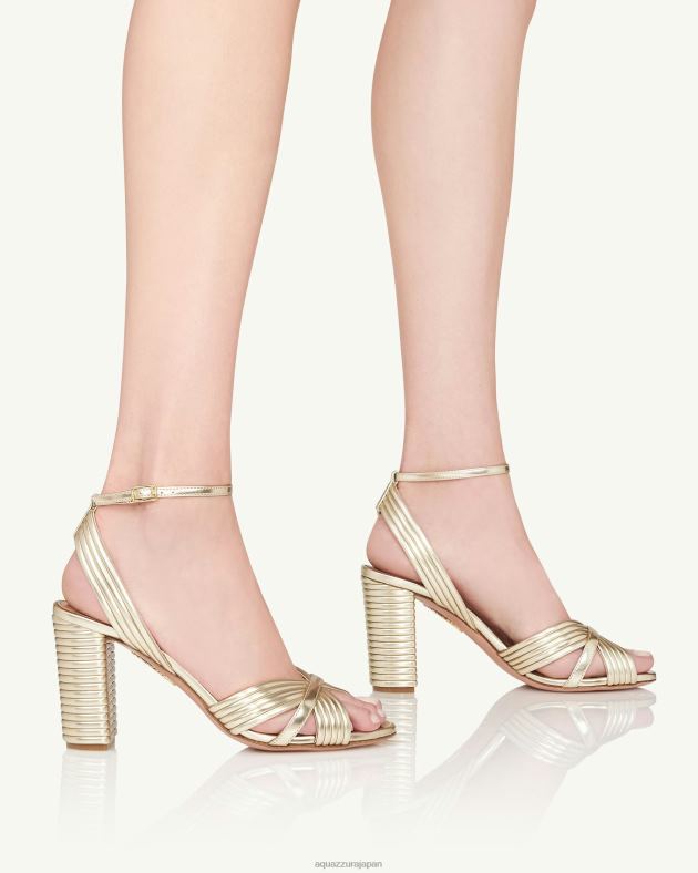 Aquazzura ベリーサンダンスサンダル85 金 DH8X057