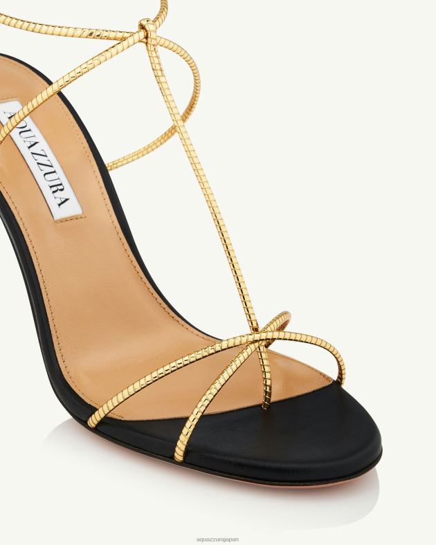 Aquazzura ロマンロマンスサンダル 85 黒 DH8X06