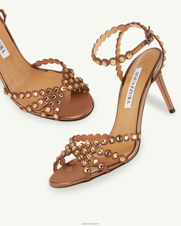 Aquazzura テキーラサンダル 85 茶色 DH8X086