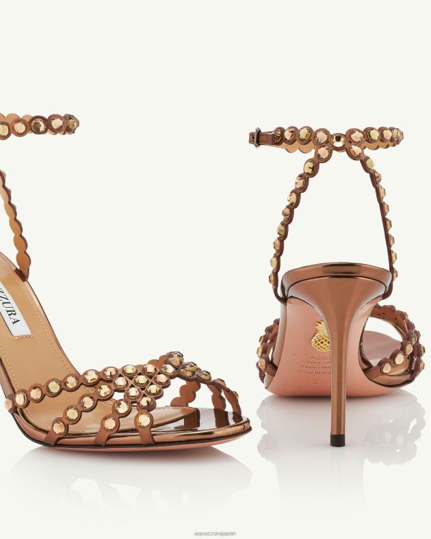 Aquazzura テキーラサンダル 85 茶色 DH8X086