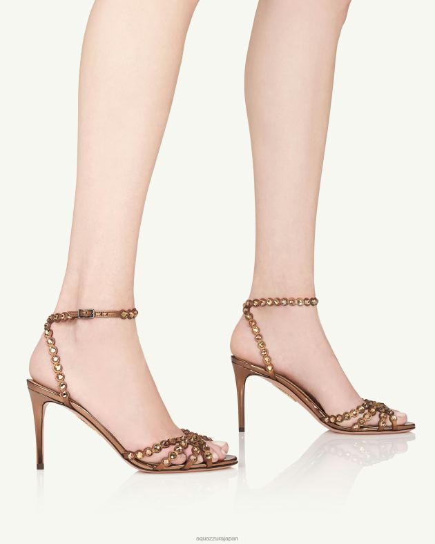 Aquazzura テキーラサンダル 85 茶色 DH8X086