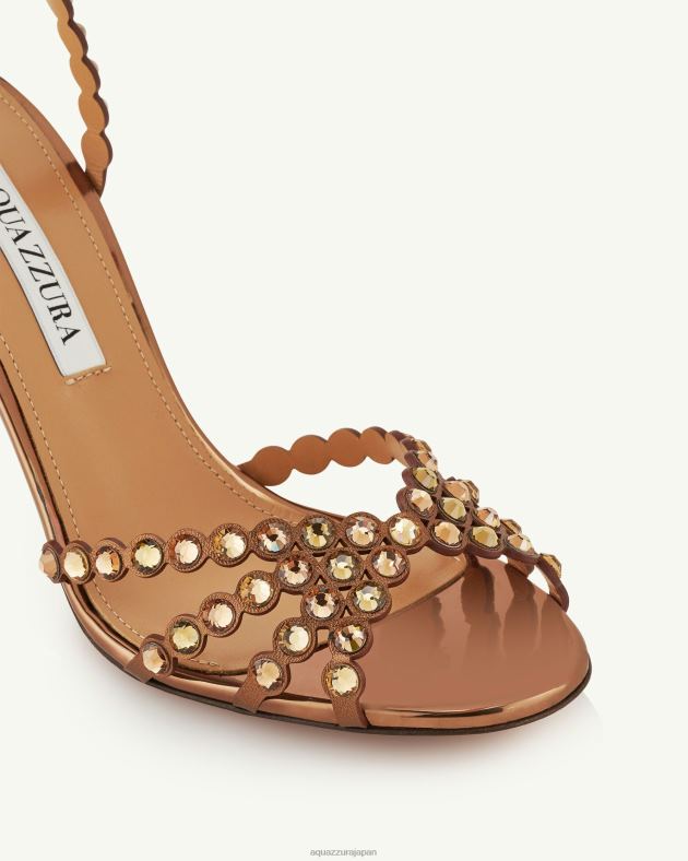 Aquazzura テキーラサンダル 85 茶色 DH8X086