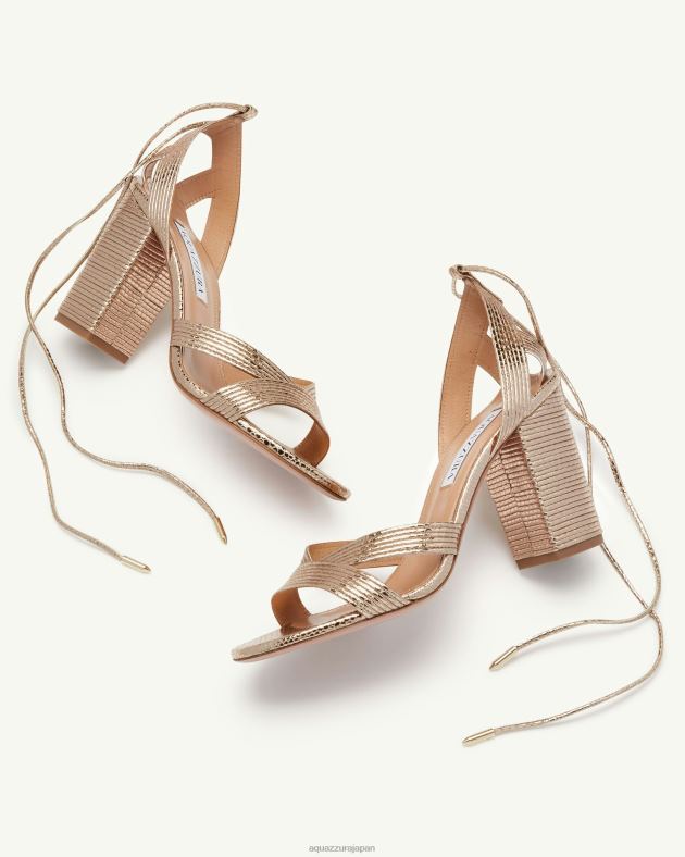 Aquazzura アリサンダル85 金 DH8X089