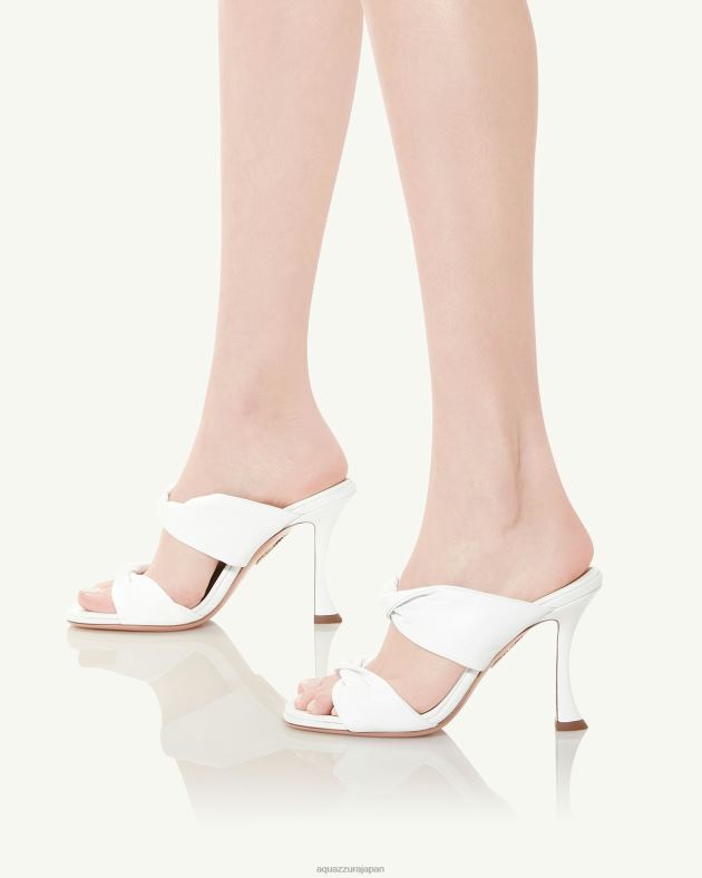 Aquazzura ツイストサンダル95 白 DH8X022