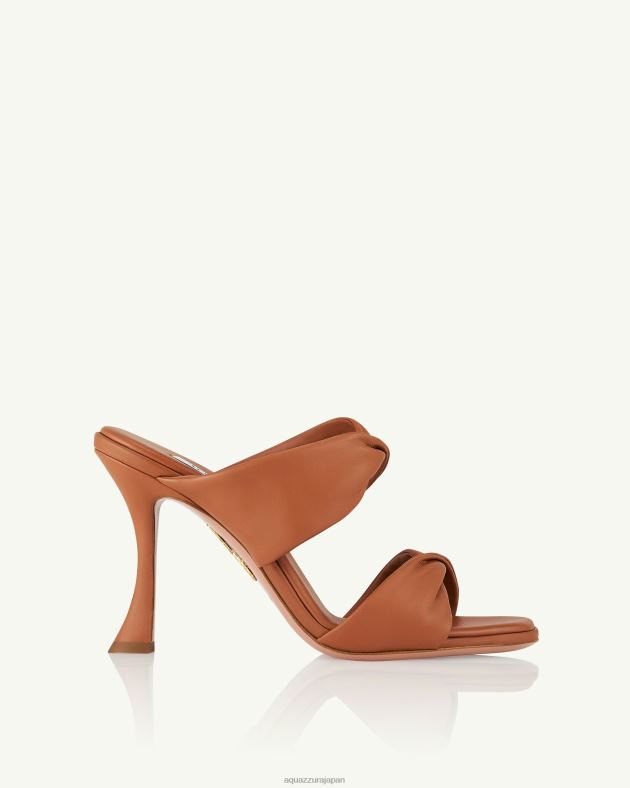 Aquazzura ツイストサンダル95 茶色 DH8X072