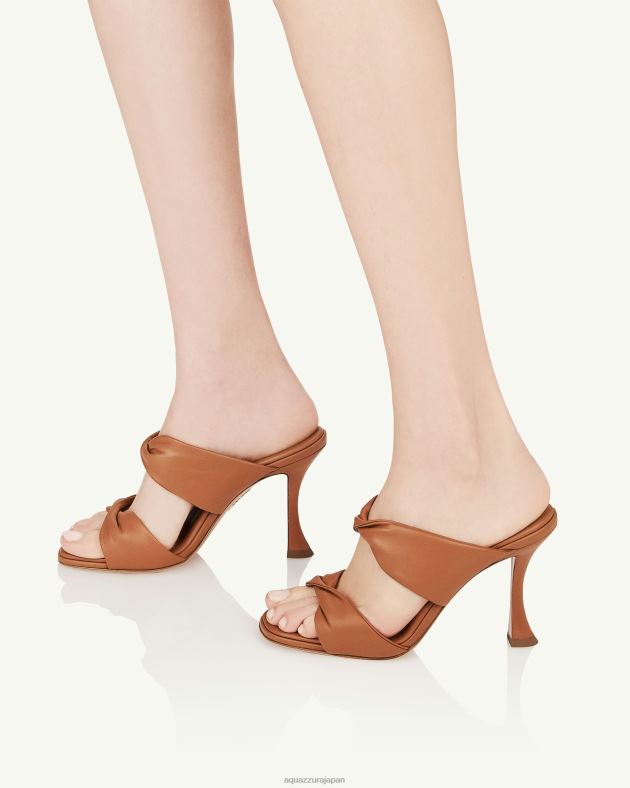 Aquazzura ツイストサンダル95 茶色 DH8X072