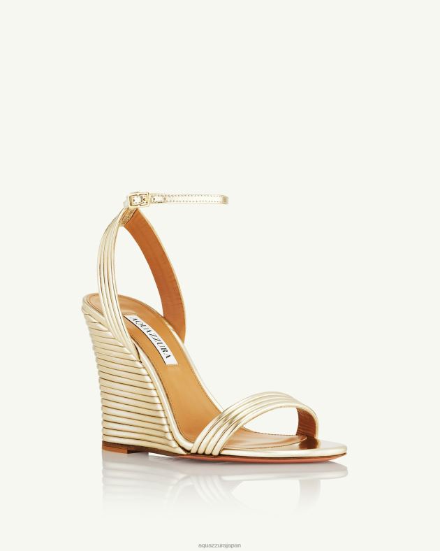 Aquazzura うわーウェッジ95 金 DH8X084