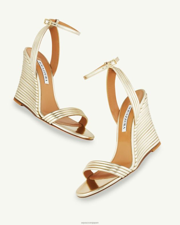 Aquazzura うわーウェッジ95 金 DH8X084