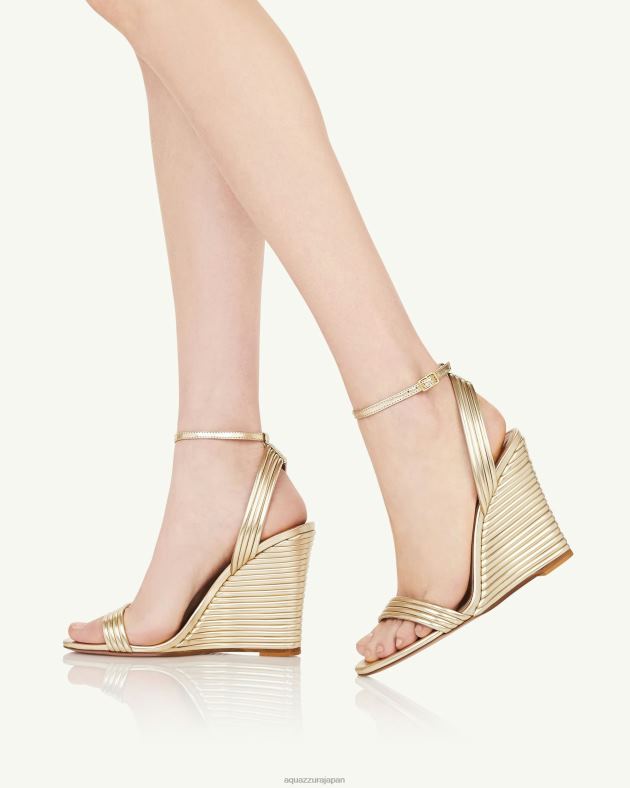 Aquazzura うわーウェッジ95 金 DH8X084