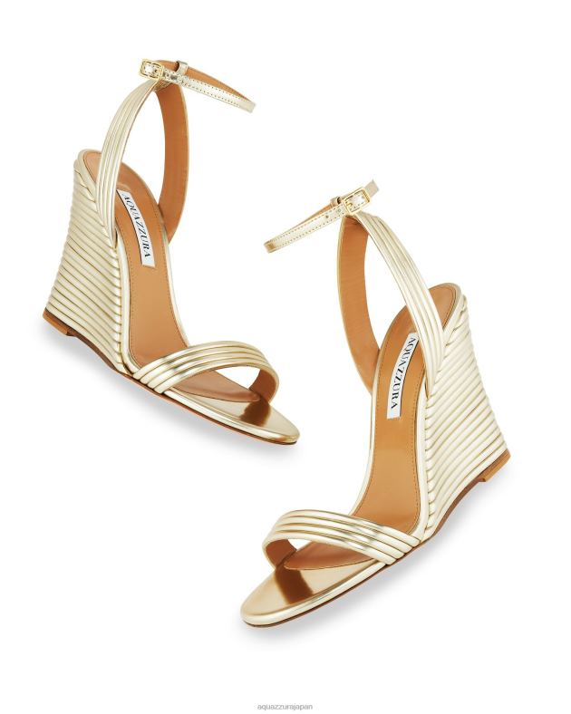 Aquazzura うわーウェッジ95 金 DH8X084