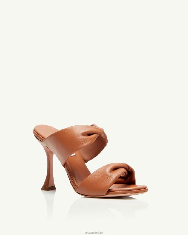 Aquazzura ツイストサンダル95 茶色 DH8X099