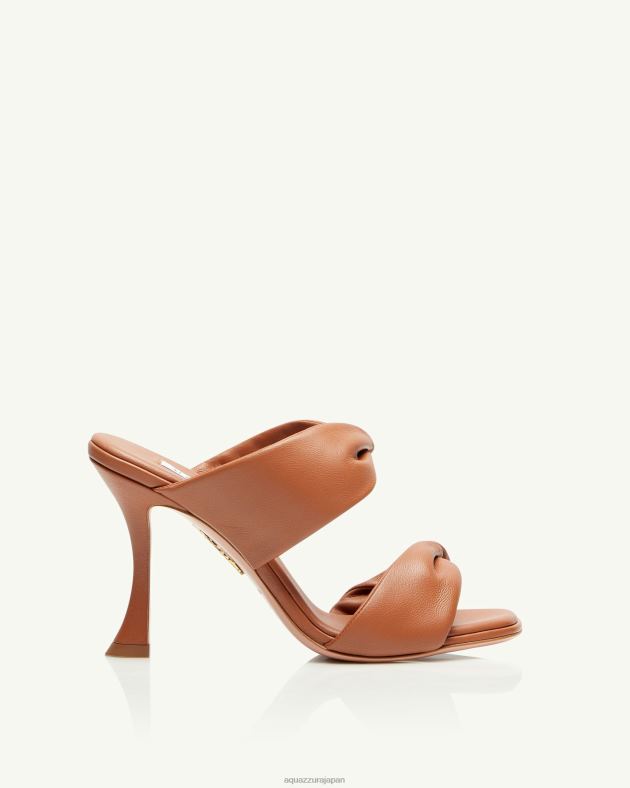 Aquazzura ツイストサンダル95 茶色 DH8X099