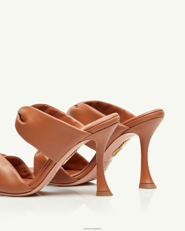 Aquazzura ツイストサンダル95 茶色 DH8X099