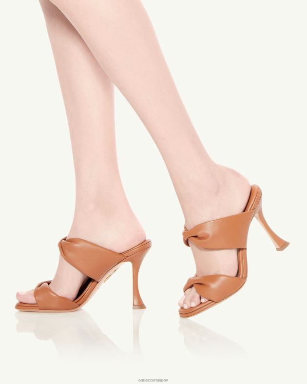 Aquazzura ツイストサンダル95 茶色 DH8X099